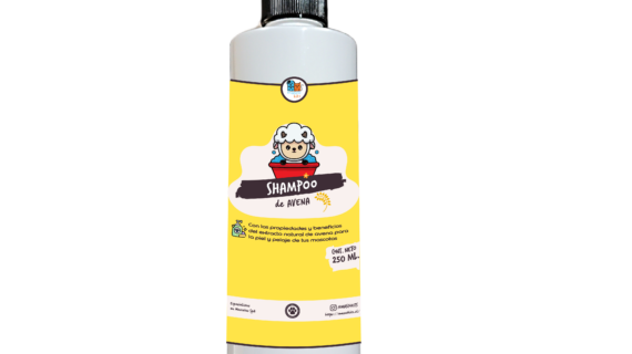 Shampoo Para Perros Y Mascotas 250 Ml Extracto Natural Avena