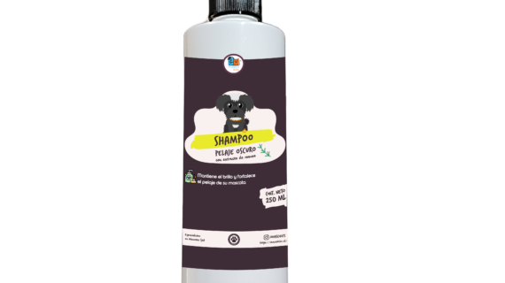 Shampoo Para Perros Y Mascotas 250 Ml Para Pelaje Negro