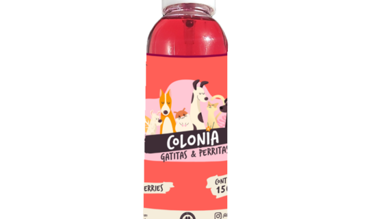 Colonia Para Perros Y Gatos Sin Alcohol 150ml Aroma Berries
