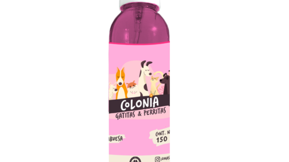 Colonia Para Perros Gatos Sin Alcohol 150ml Aroma Frambuesa