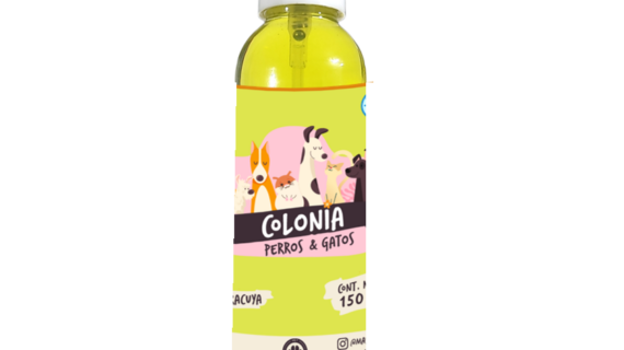 Colonia Para Perros Y Gato Sin Alcohol 150ml Aroma Maracuya