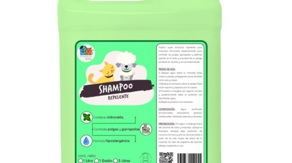 Shampoo Super Repelente 1 Galón Perros & Mascotas