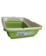 Arenero Bandeja Sanitaria Para Gatos Con Borde + Pala Verde
