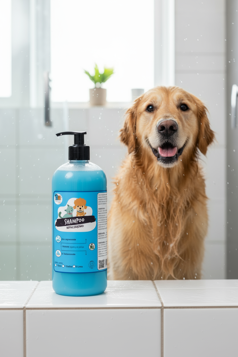 Super Shampoo Hipoalergenico Orgánico 1 Litro Para Mascotas - Imagen 3