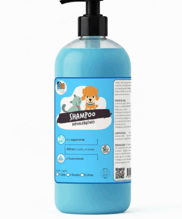 Super Shampoo Hipoalergenico Orgánico 1 Litro Para Mascotas