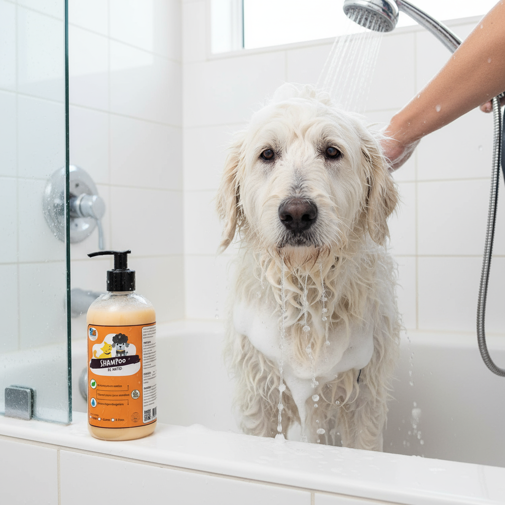 Super Shampoo De Matico Orgánico 1 Litro Para Mascotas - Imagen 2