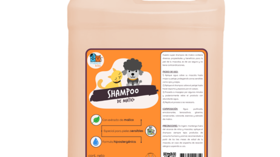 Shampoo De Matico Orgánico 1 Galón Mascotas - Perros