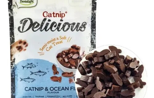 Snack Para Gatos Con Hierba Gatera Y Pescado De Océano 50 Gr