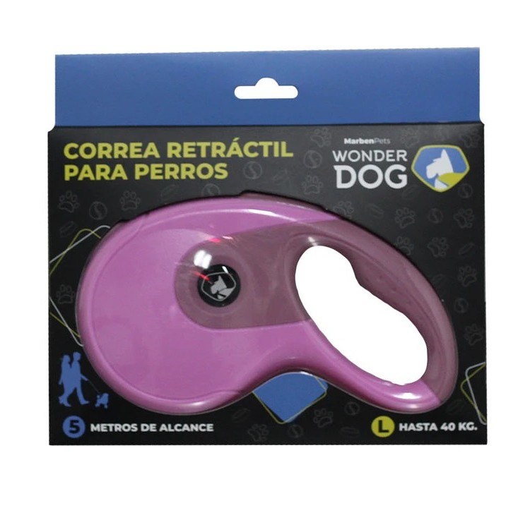 Correa Retráctil Para Perro Correa 5mts Perro Grande Talla L - Imagen 3