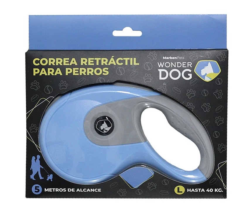Correa Retráctil Para Perro Correa 5mts Perro Grande Talla L - Imagen 2
