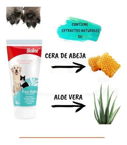 Crema Para Patas Perro Gato Balsamo Hidratante Mascotas 50ml - Imagen 3