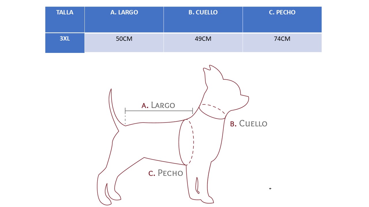 Parka Impermeable Con Chiporro Ropa Para Perros Pequeño 3xl - Imagen 2
