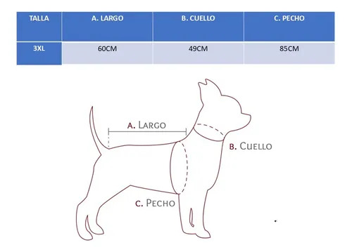 Polerón Ropa Para Perros Raza Grande Mascotas Gris Talla 3xl - Imagen 2