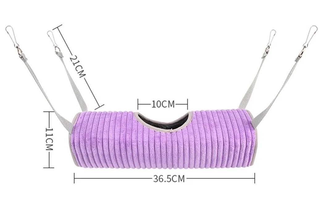 Cama Túnel Colgante Para Roedores Hurones Hamsters Erizo - Imagen 2