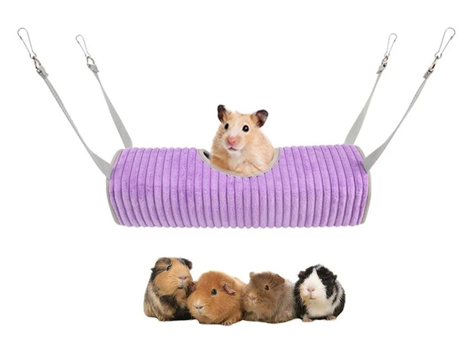 Cama Túnel Colgante Para Roedores Hurones Hamsters Erizo
