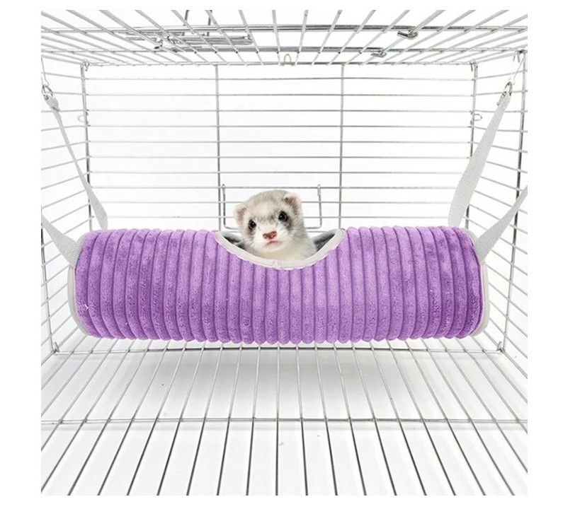 Cama Túnel Colgante Para Roedores Hurones Hamsters Erizo - Imagen 4