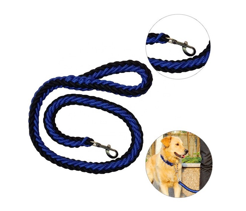 Correa Trailla Para Perros Mascotas Trenzada 3x120cm - Imagen 3
