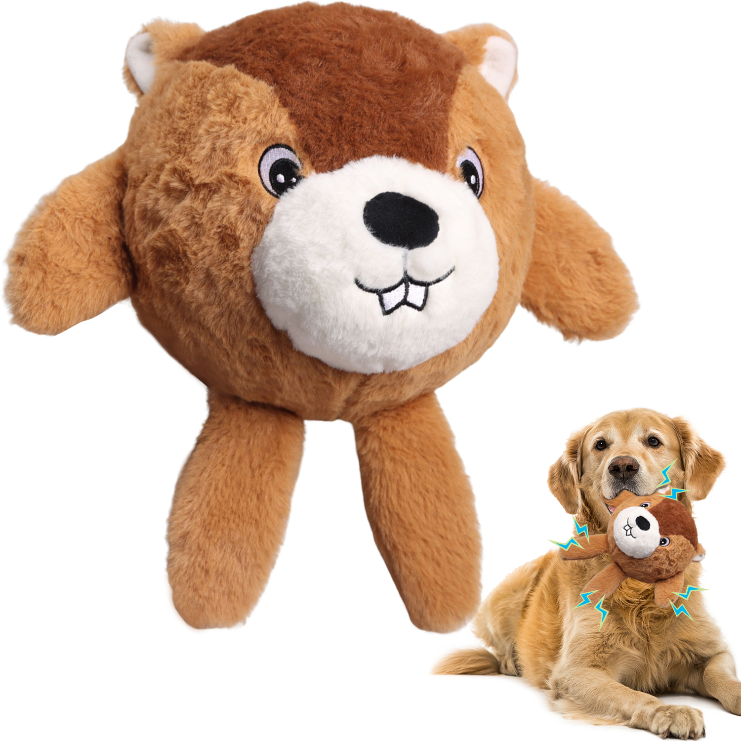 Juguete De Peluche Pelota Masticable Para Perros Mascotas